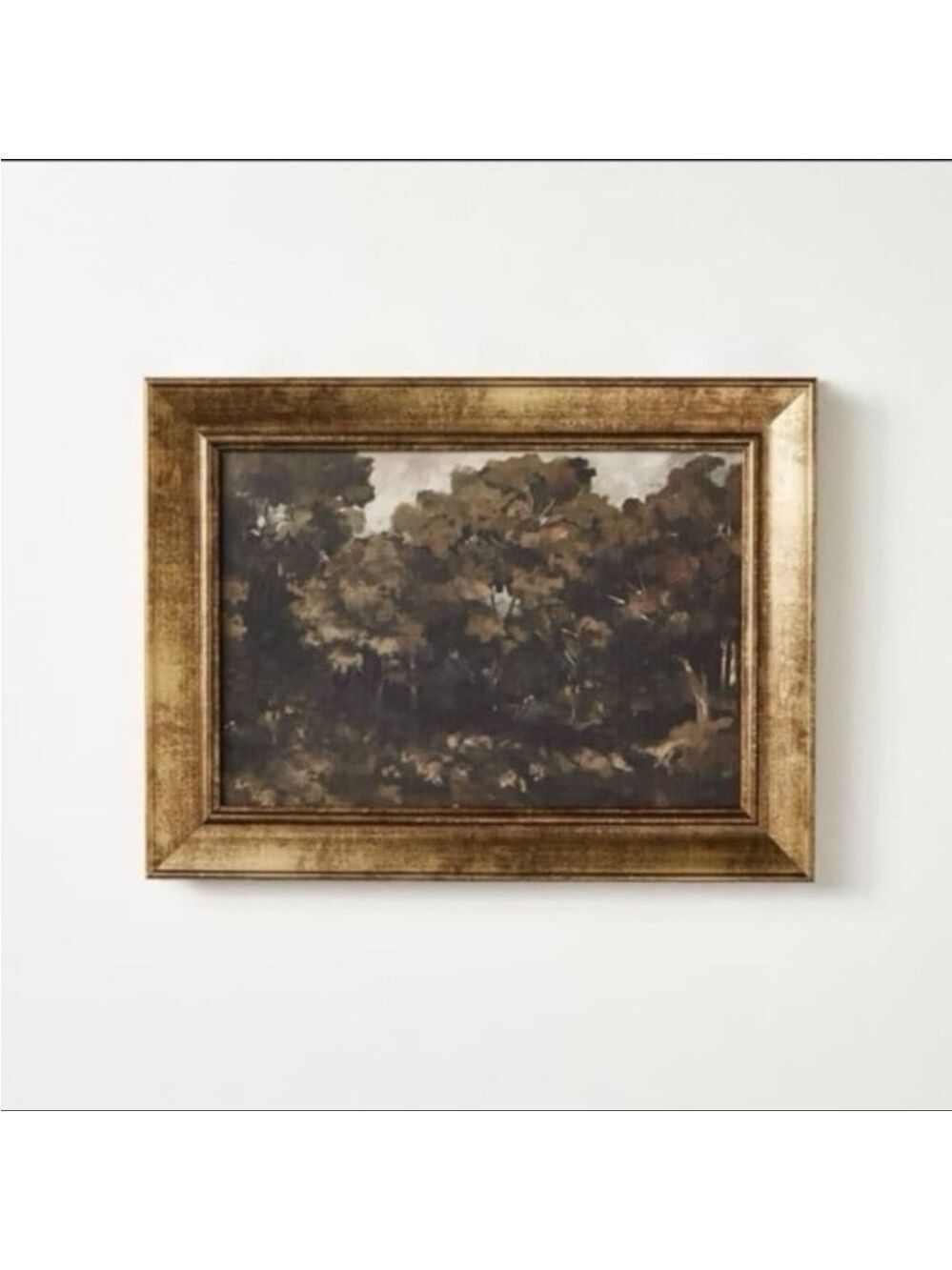 16"x12" Moody Trees Framed Wall Canvas Board - Threshold with Studio McGee